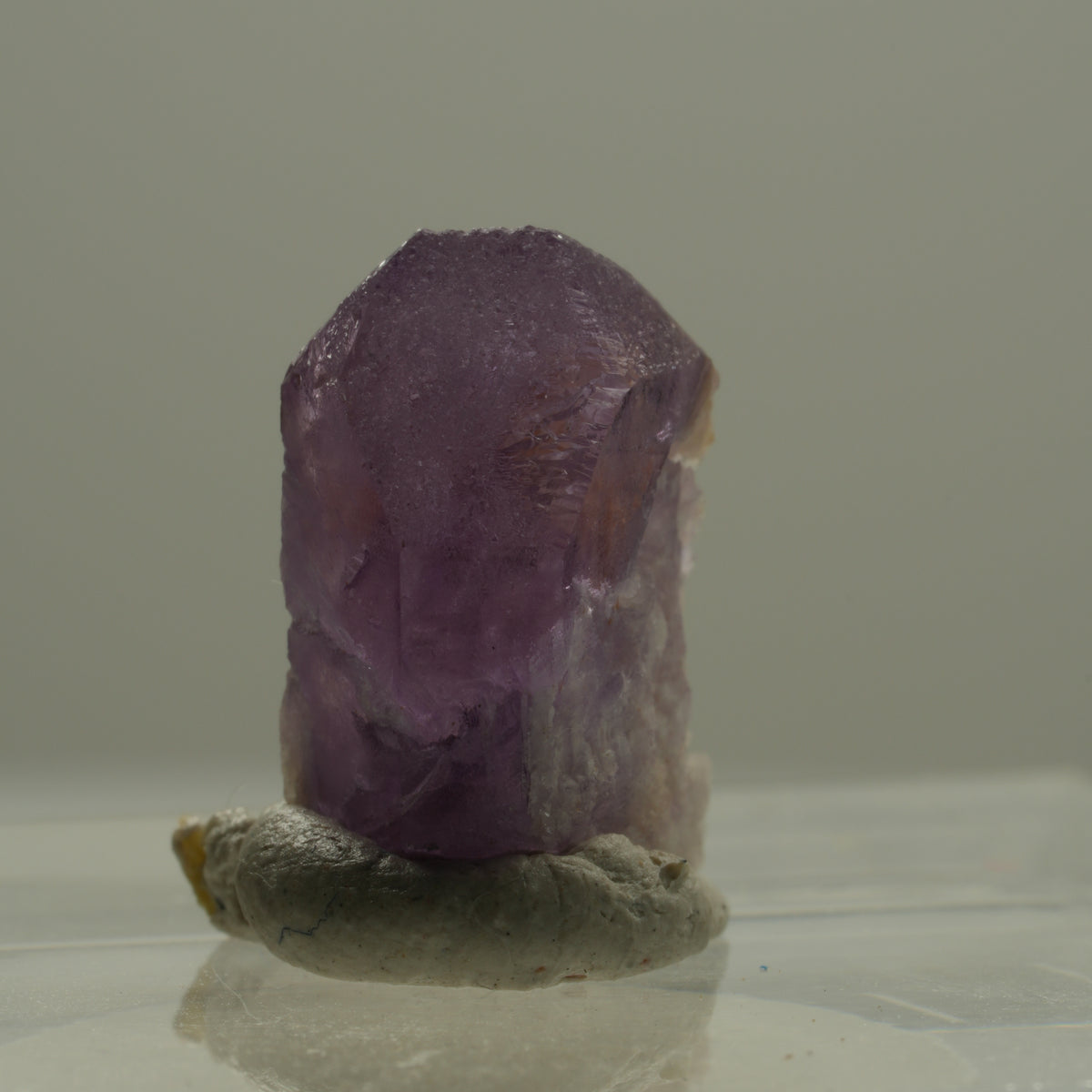 Seltene Skelett Phantom Amethyst Spitze Goboboseb, Namibia 14*8*7mm #14173