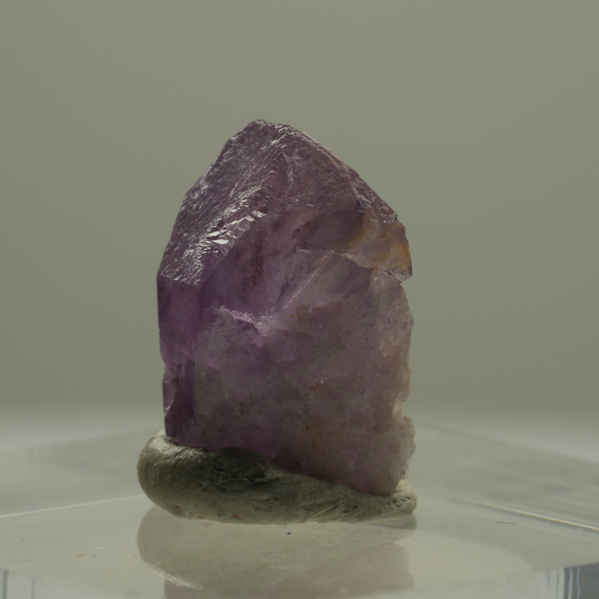 Seltene Skelett Phantom Amethyst Spitze Goboboseb, Namibia 14*8*7mm #14173
