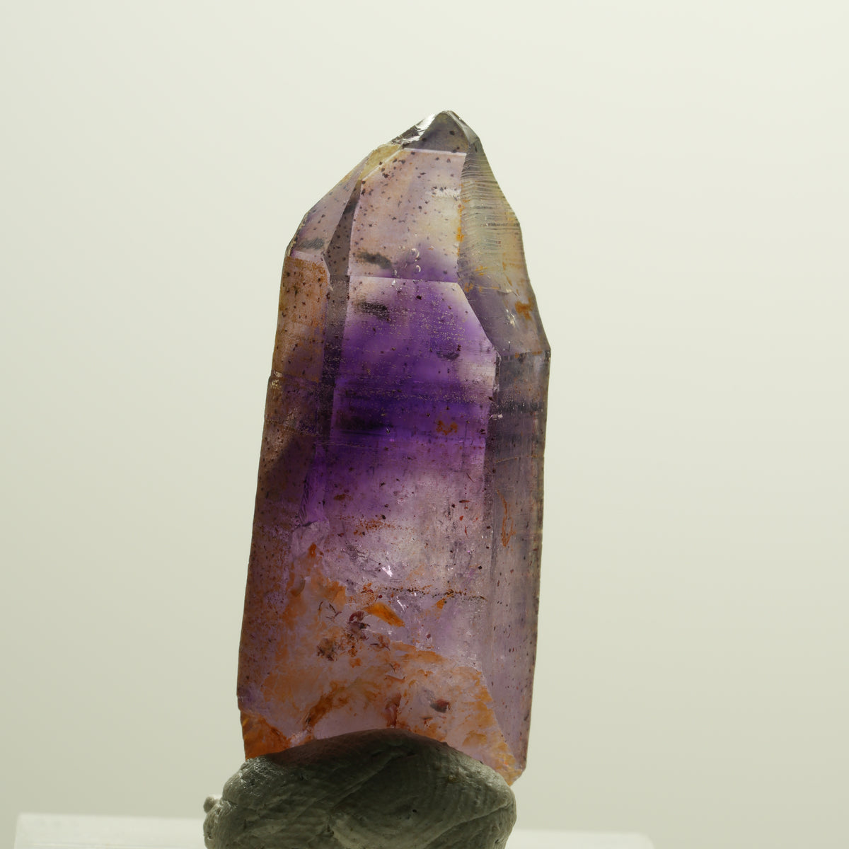 Seltene Skelett Phantom Amethyst Spitze Brandberg, Namibia 34*13*9mm #14174