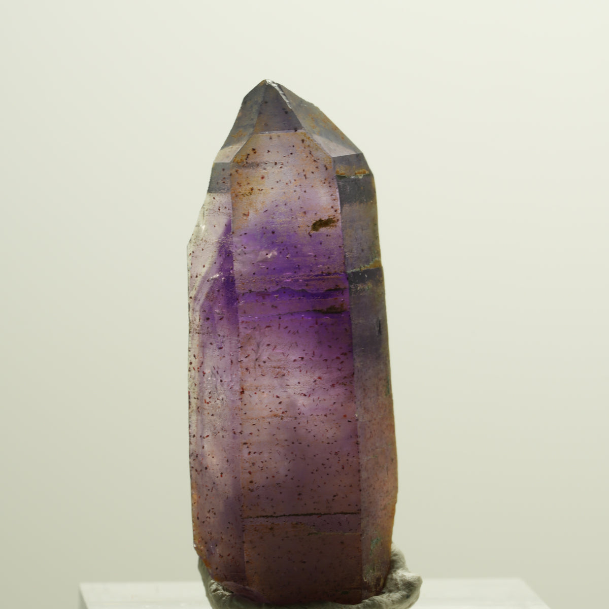 Seltene Skelett Phantom Amethyst Spitze Brandberg, Namibia 34*13*9mm #14174