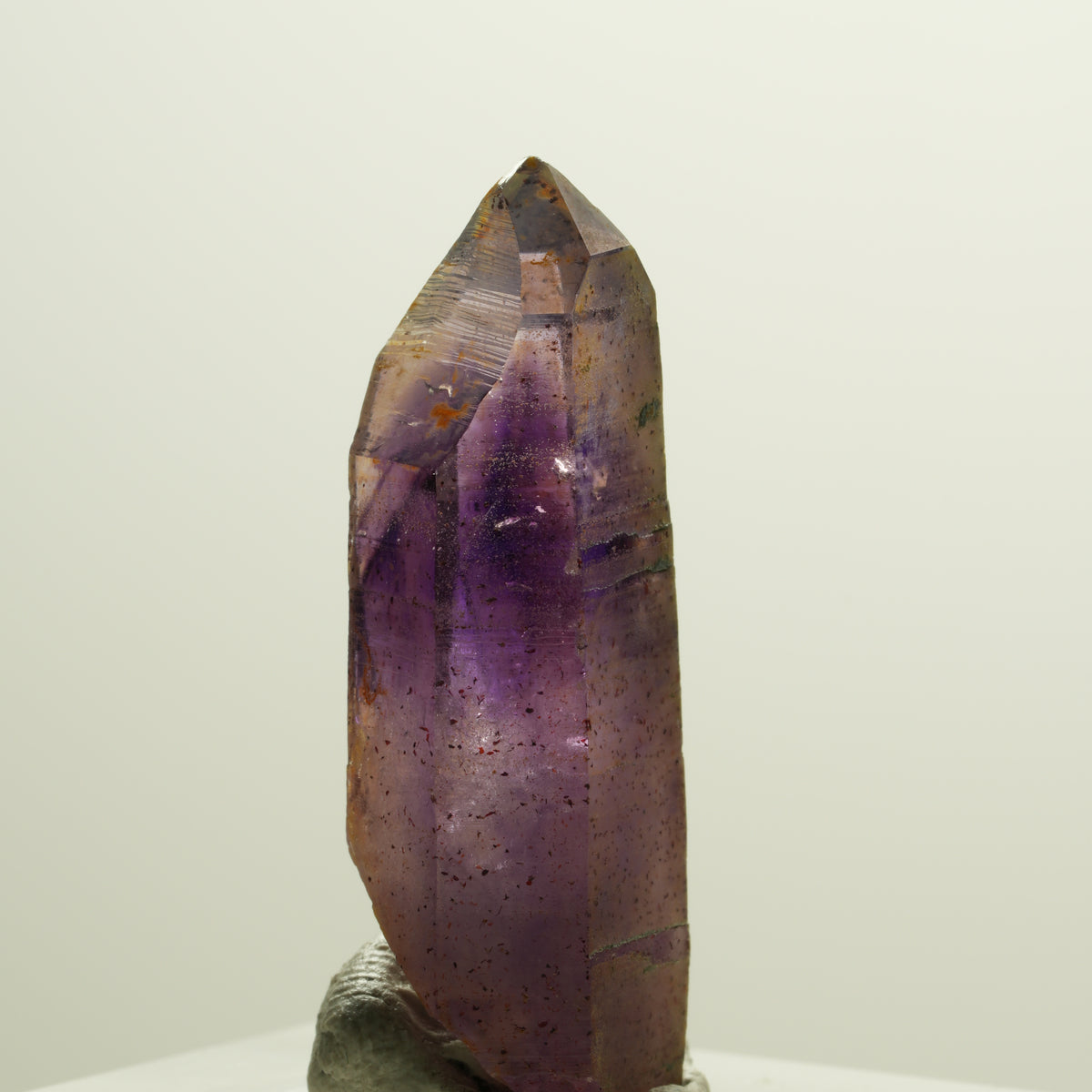 Seltene Skelett Phantom Amethyst Spitze Brandberg, Namibia 34*13*9mm #14174