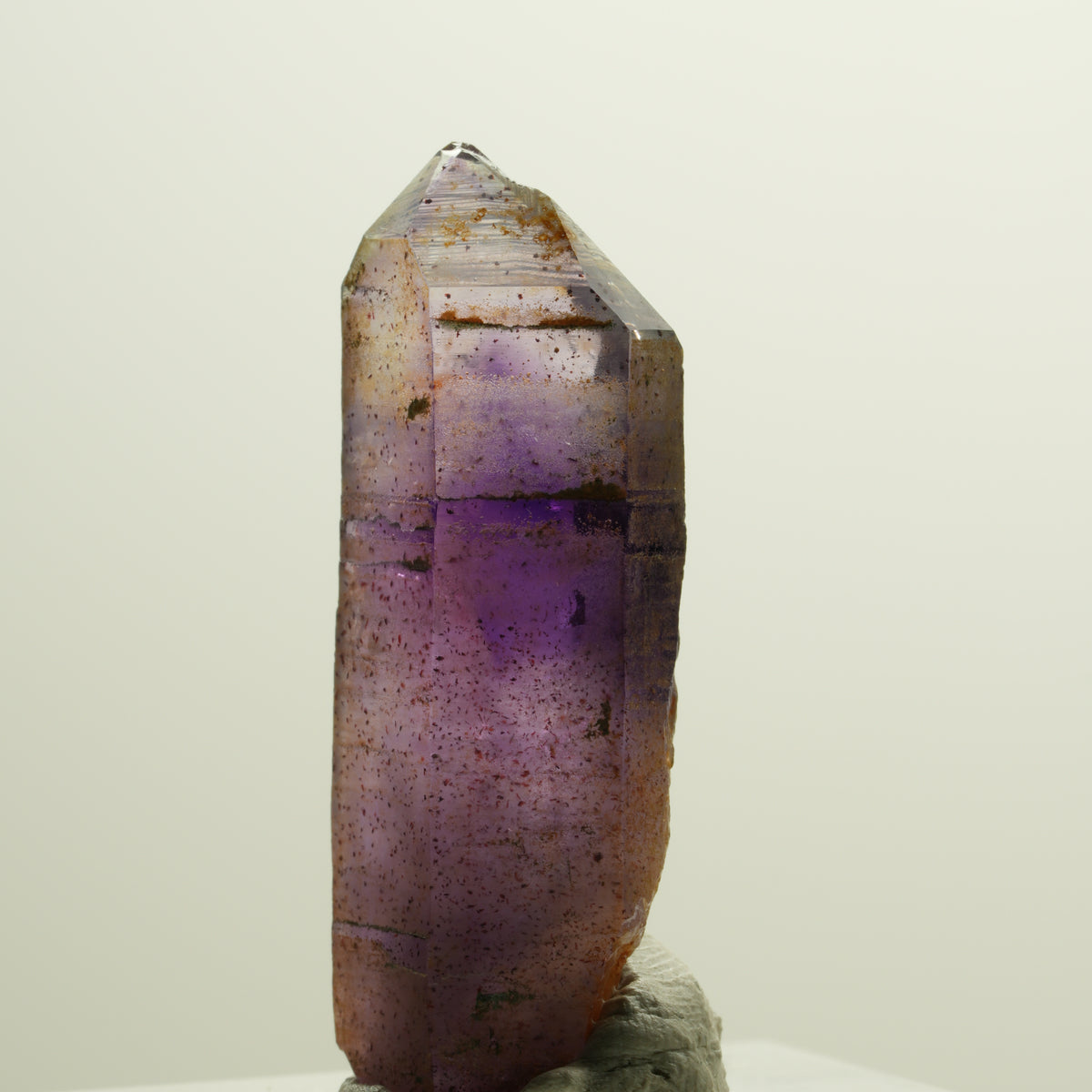 Seltene Skelett Phantom Amethyst Spitze Brandberg, Namibia 34*13*9mm #14174