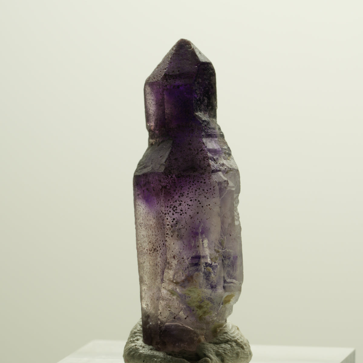 Seltene Phantom Amethyst Skelett Zepter Spitze Brandberg, Namibia 34*12*9mm #14175