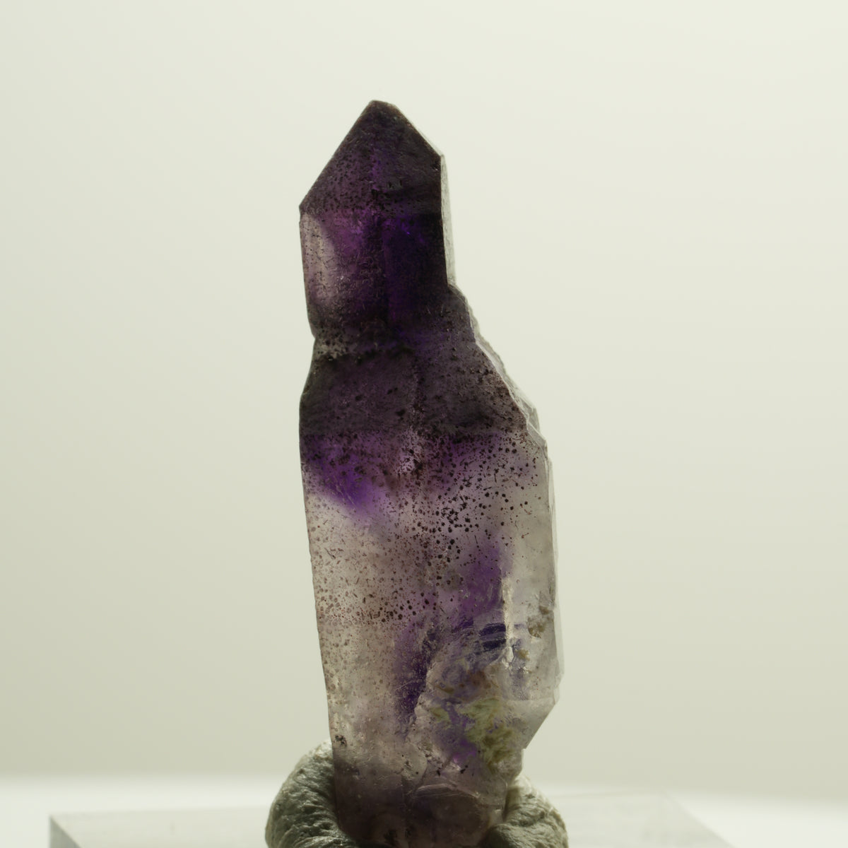 Seltene Phantom Amethyst Skelett Zepter Spitze Brandberg, Namibia 34*12*9mm #14175