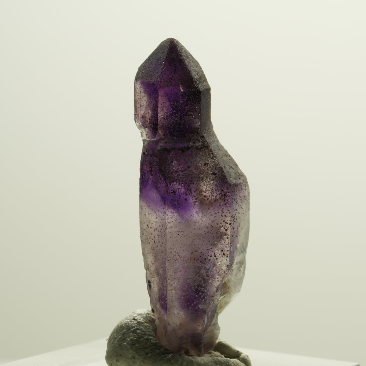 Seltene Phantom Amethyst Skelett Zepter Spitze Brandberg, Namibia 34*12*9mm #14175