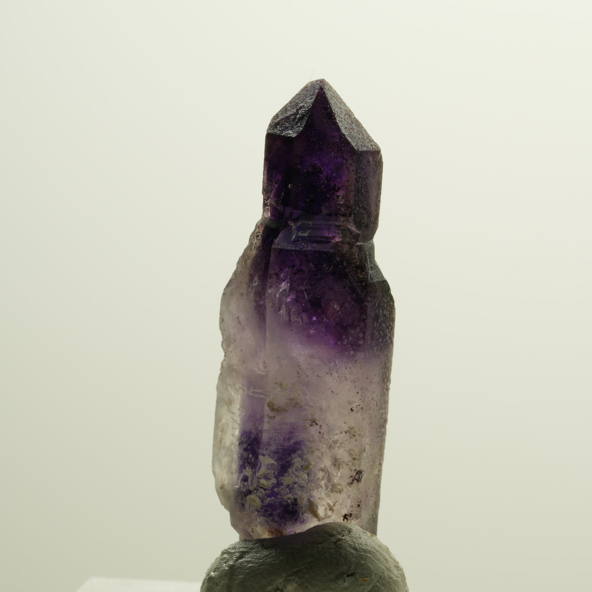 Seltene Phantom Amethyst Skelett Zepter Spitze Brandberg, Namibia 34*12*9mm #14175