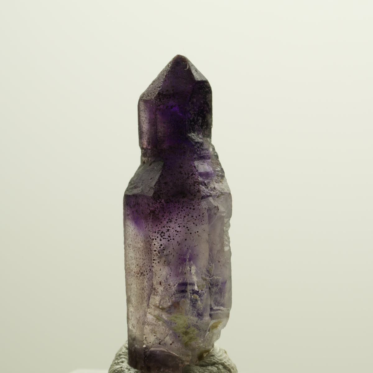 Seltene Phantom Amethyst Skelett Zepter Spitze Brandberg, Namibia 34*12*9mm #14175