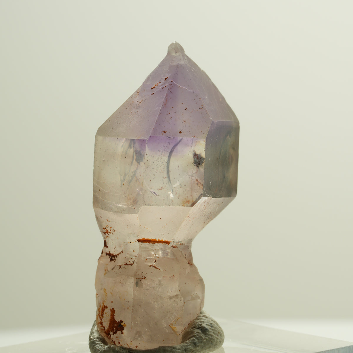Seltene Phantom Amethyst Skelett Zepter Spitze Brandberg, Namibia 34*16*15mm #14176