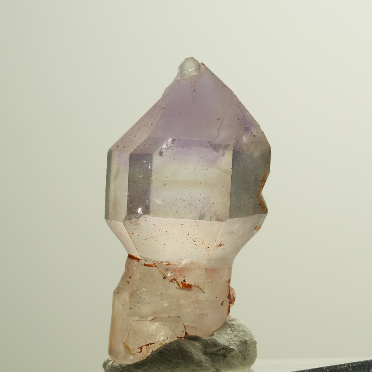 Seltene Phantom Amethyst Skelett Zepter Spitze Brandberg, Namibia 34*16*15mm #14176
