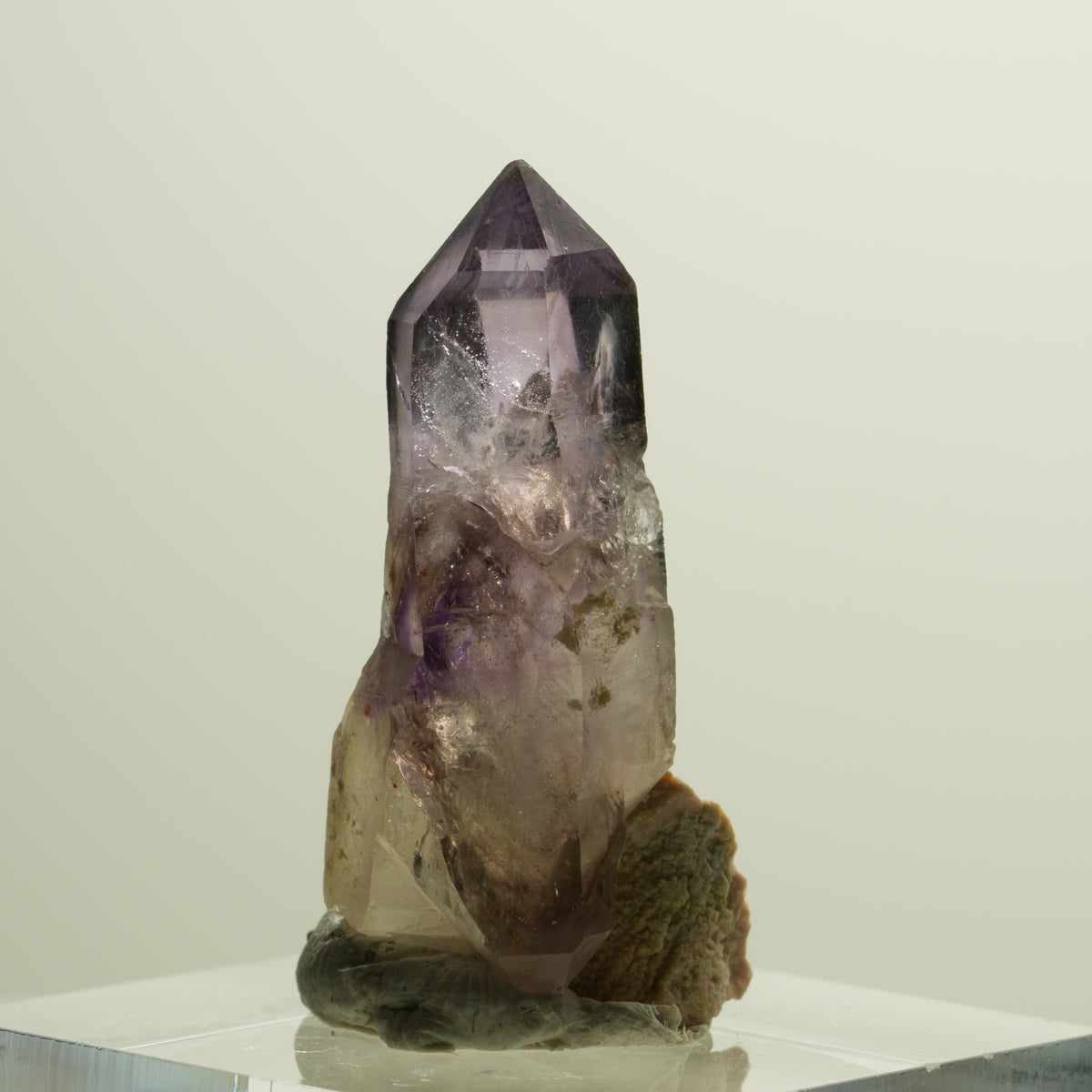 Seltene Skelett Phantom Amethyst Spitze Brandberg, Namibia 31*13*13mm #14178