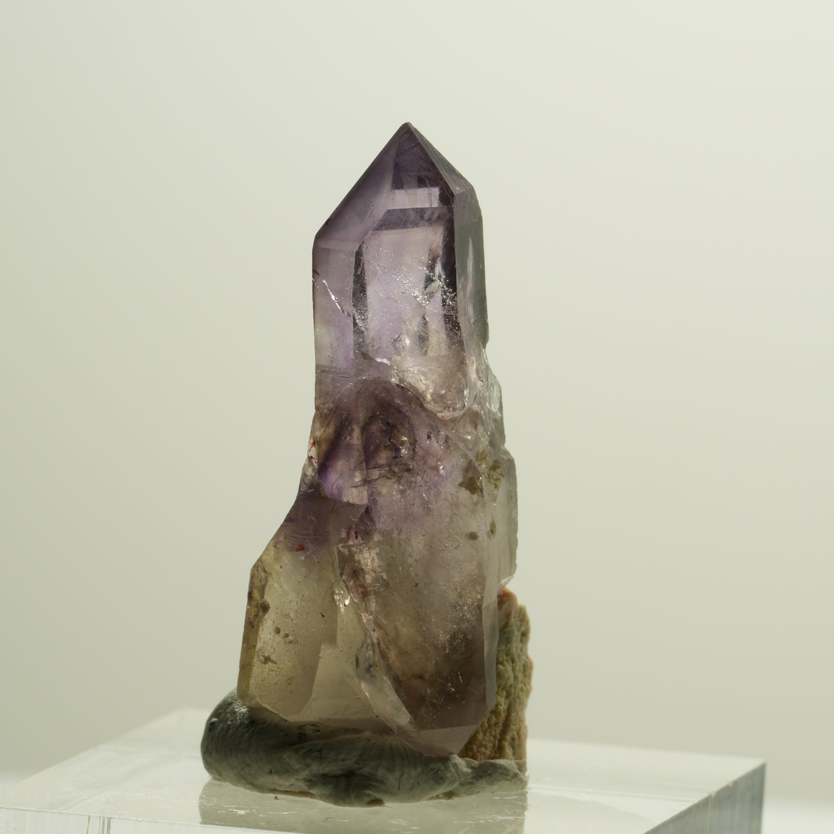 Seltene Skelett Phantom Amethyst Spitze Brandberg, Namibia 31*13*13mm #14178