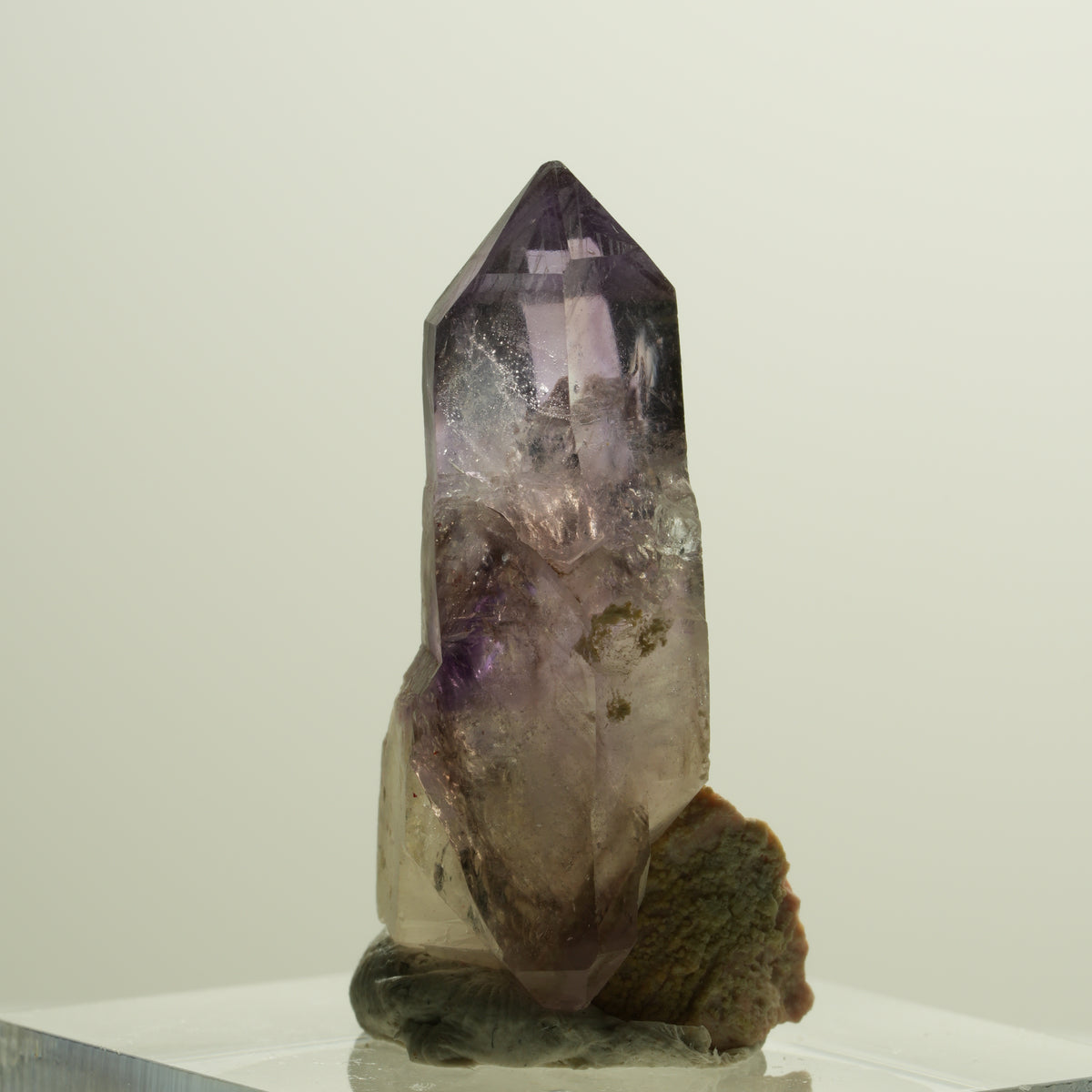 Seltene Skelett Phantom Amethyst Spitze Brandberg, Namibia 31*13*13mm #14178