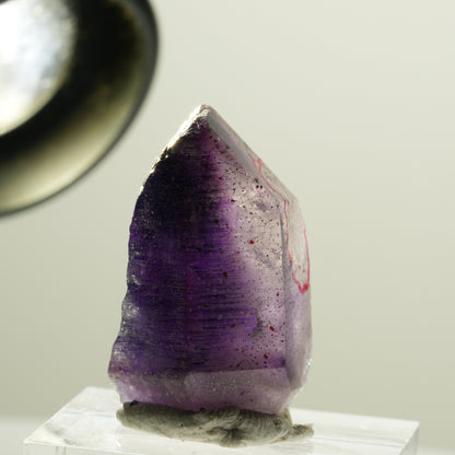 Enhydro Skelett Phantom Amethyst Doppelender, 1x Blase Brandberg, Namibia 27*18*16mm #14179