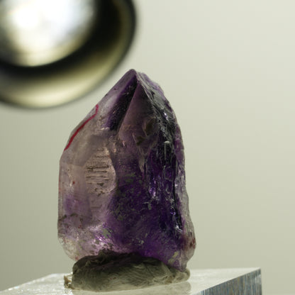 Enhydro Skelett Phantom Amethyst Doppelender, 1x Blase Brandberg, Namibia 27*18*16mm #14179