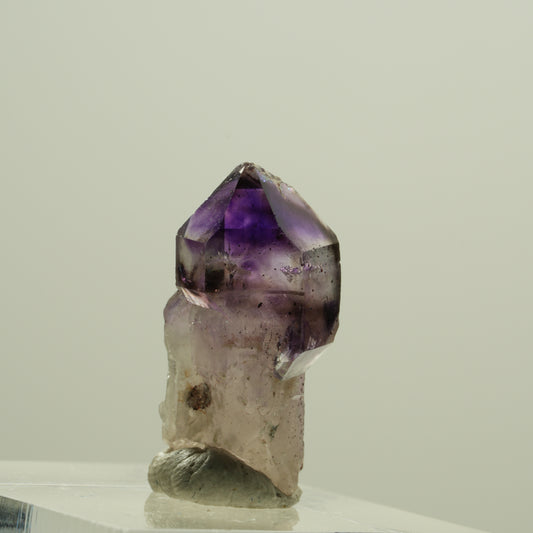 Seltene Phantom Amethyst Skelett Zepter Spitze Brandberg, Namibia 22*11*9mm #14180