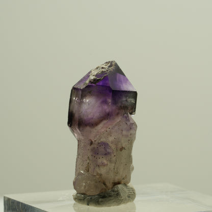 Seltene Phantom Amethyst Skelett Zepter Spitze Brandberg, Namibia 22*11*9mm #14180