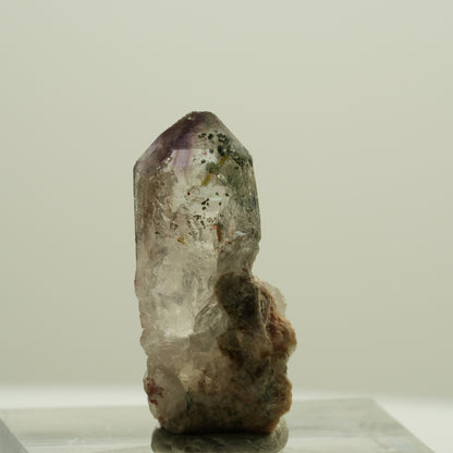 Seltene Phantom Amethyst Skelett Zepter Spitze Brandberg, Namibia 25*11*8mm #14183