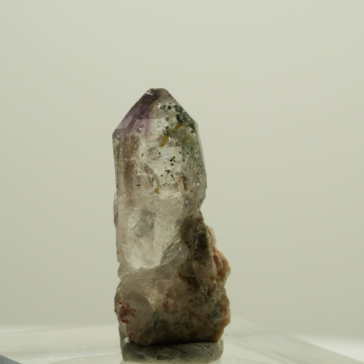 Seltene Phantom Amethyst Skelett Zepter Spitze Brandberg, Namibia 25*11*8mm #14183