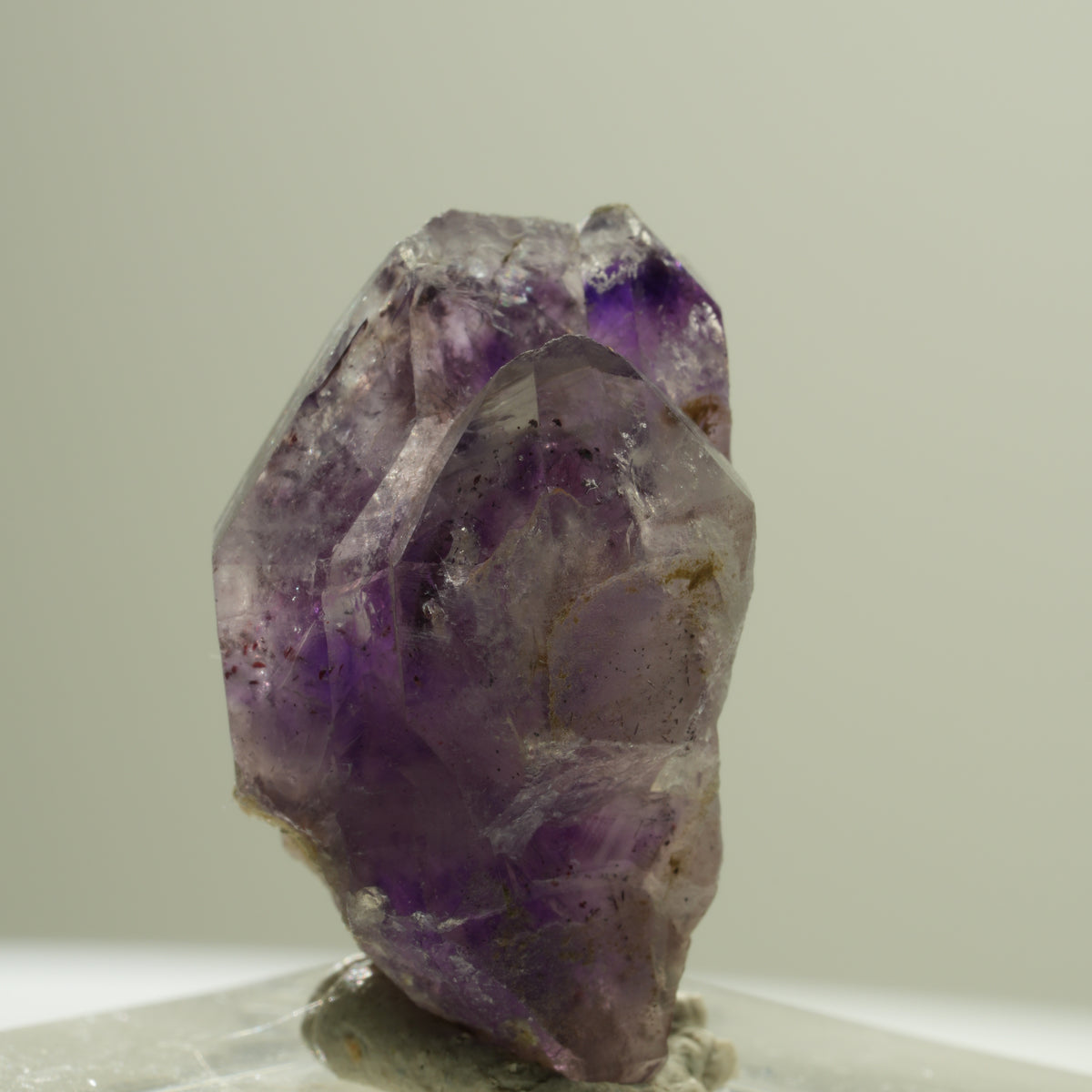 Seltene Phantom Amethyst Skelett Zepter Spitze Brandberg, Namibia 25*17*15mm #14189