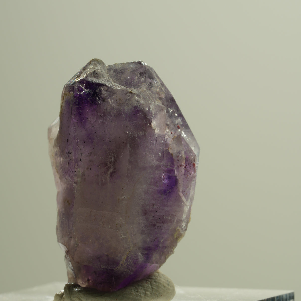 Seltene Phantom Amethyst Skelett Zepter Spitze Brandberg, Namibia 25*17*15mm #14189