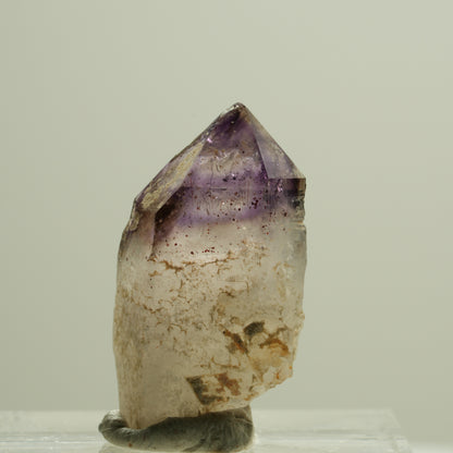 Seltene Skelett Phantom Amethyst Spitze Brandberg, Namibia 25*13*11mm #14191