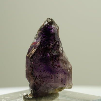 Enhydro Skelett Phantom Amethyst Spitze, 1x Blase Brandberg, Namibia 25*15*13mm #14193