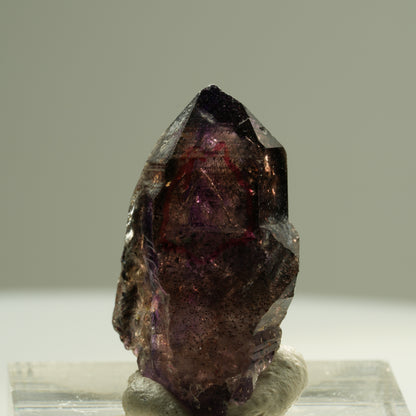 Enhydro Skelett Phantom Amethyst Spitze, 1x Blase Brandberg, Namibia 26*16*10mm #14194