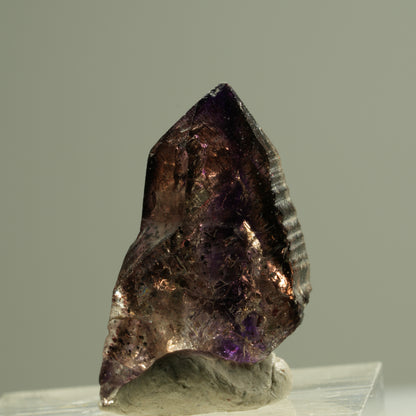 Enhydro Skelett Phantom Amethyst Spitze, 1x Blase Brandberg, Namibia 26*16*10mm #14194