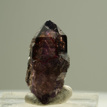 Enhydro Skelett Phantom Amethyst Spitze, 1x Blase Brandberg, Namibia 26*16*10mm #14194
