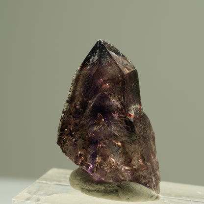 Enhydro Skelett Phantom Amethyst Spitze, 1x Blase Brandberg, Namibia 26*16*10mm #14194