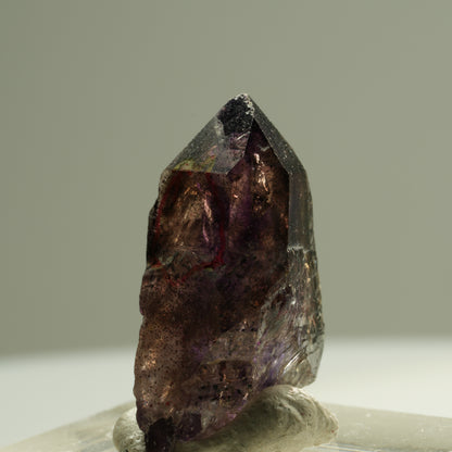 Enhydro Skelett Phantom Amethyst Spitze, 1x Blase Brandberg, Namibia 26*16*10mm #14194