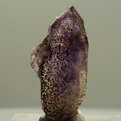 Enhydro Skelett Phantom Amethyst mit Hämatit, 1x Blase Brandberg, Namibia 31*16*10mm #14195