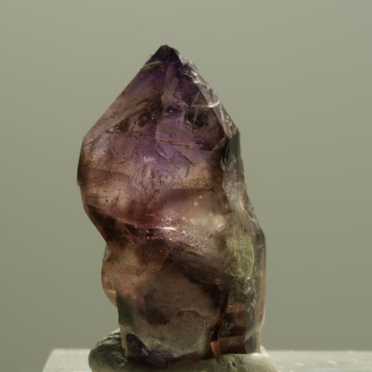 Seltene Phantom Amethyst Skelett Zepter Spitze Brandberg, Namibia 29*15*15mm #14196