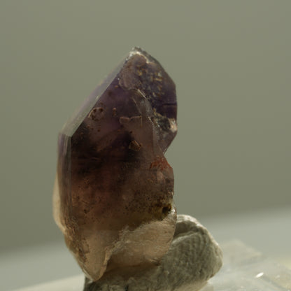 Seltene Phantom Amethyst Skelett Zepter Spitze Brandberg, Namibia 20*17*10mm #14197