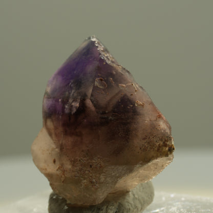 Seltene Phantom Amethyst Skelett Zepter Spitze Brandberg, Namibia 20*17*10mm #14197