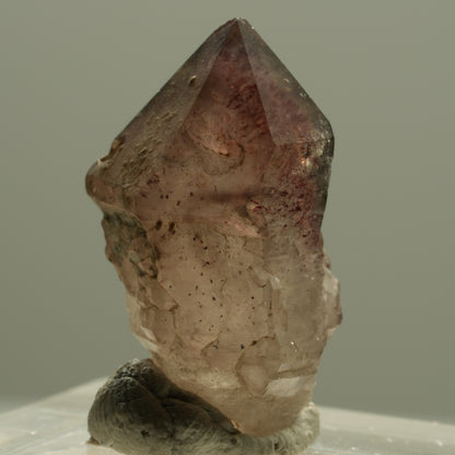 Seltene Phantom Amethyst Zepter mit Eisen Spitze Brandberg, Namibia 26*15*14mm #14198