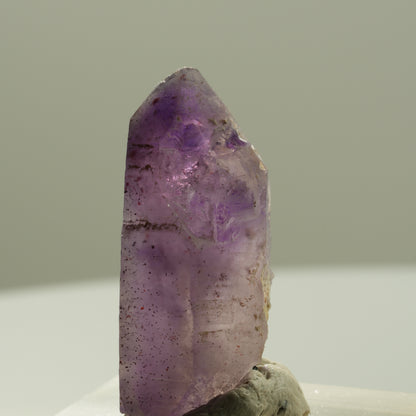 Seltene Phantom Skelett Amethyst mit Eisen Spitze Brandberg, Namibia 30*12*11mm #14202