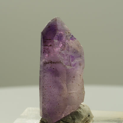 Seltene Phantom Skelett Amethyst mit Eisen Spitze Brandberg, Namibia 30*12*11mm #14202