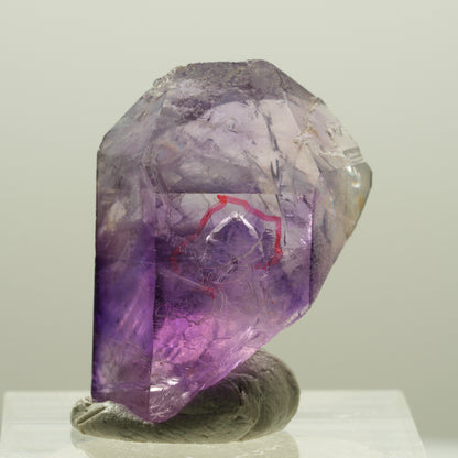 Enhydro Skelett Phantom Amethyst Spitze, 1x Blase Goboboseb, Namibia 28*19*17mm #14204