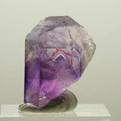 Enhydro Skelett Phantom Amethyst Spitze, 1x Blase Goboboseb, Namibia 28*19*17mm #14204