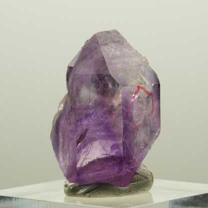 Enhydro Skelett Phantom Amethyst Spitze, 1x Blase Goboboseb, Namibia 28*19*17mm #14204