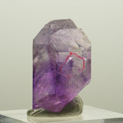 Enhydro Skelett Phantom Amethyst Spitze, 1x Blase Goboboseb, Namibia 28*19*17mm #14204