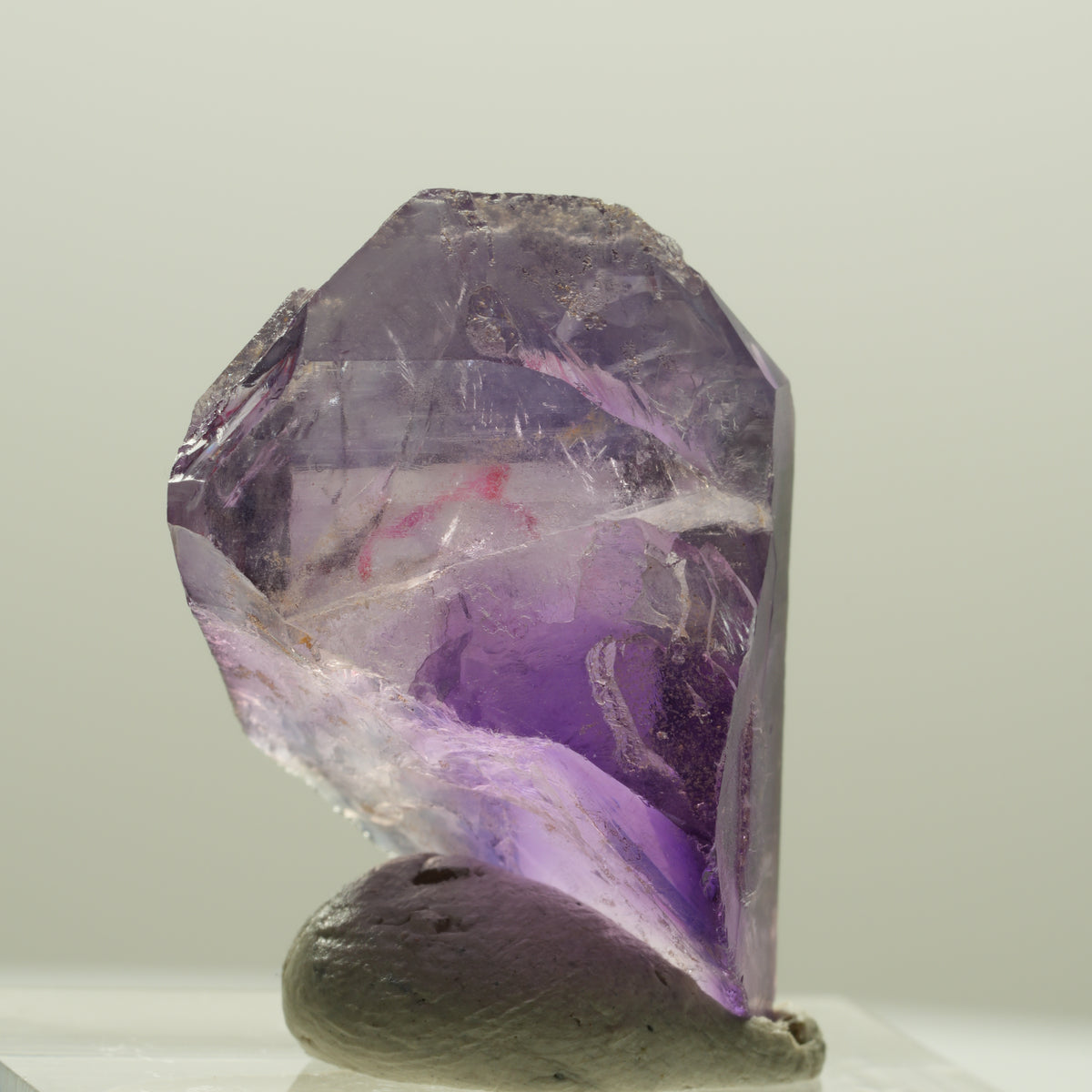 Enhydro Skelett Phantom Amethyst Spitze, 1x Blase Goboboseb, Namibia 28*19*17mm #14204