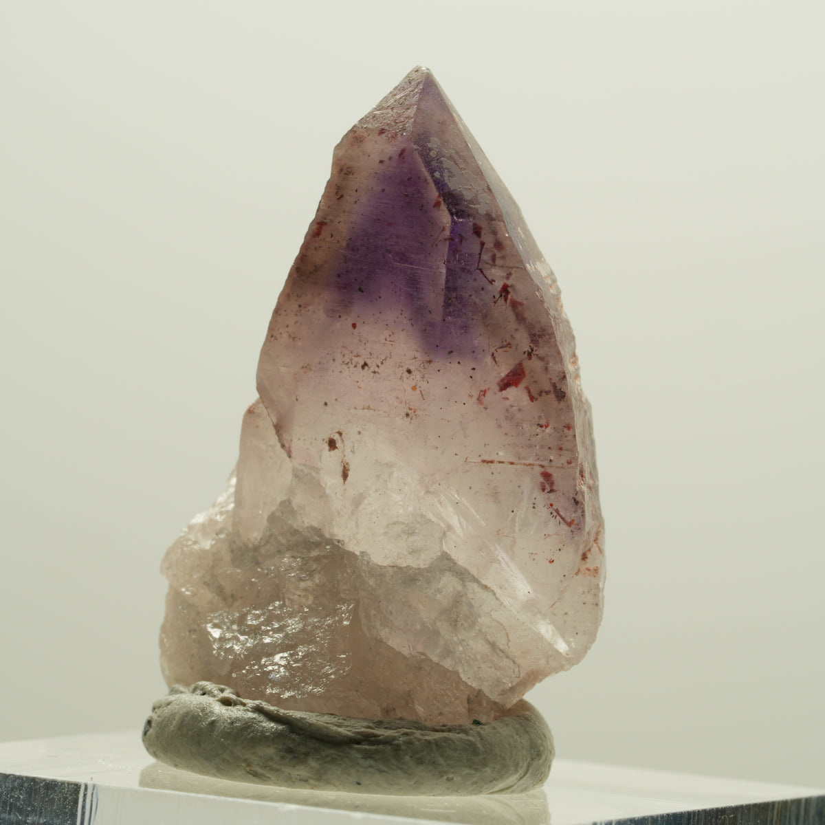 Seltene Skelett Phantom Amethyst Spitze Brandberg, Namibia 29*18*14mm #14206