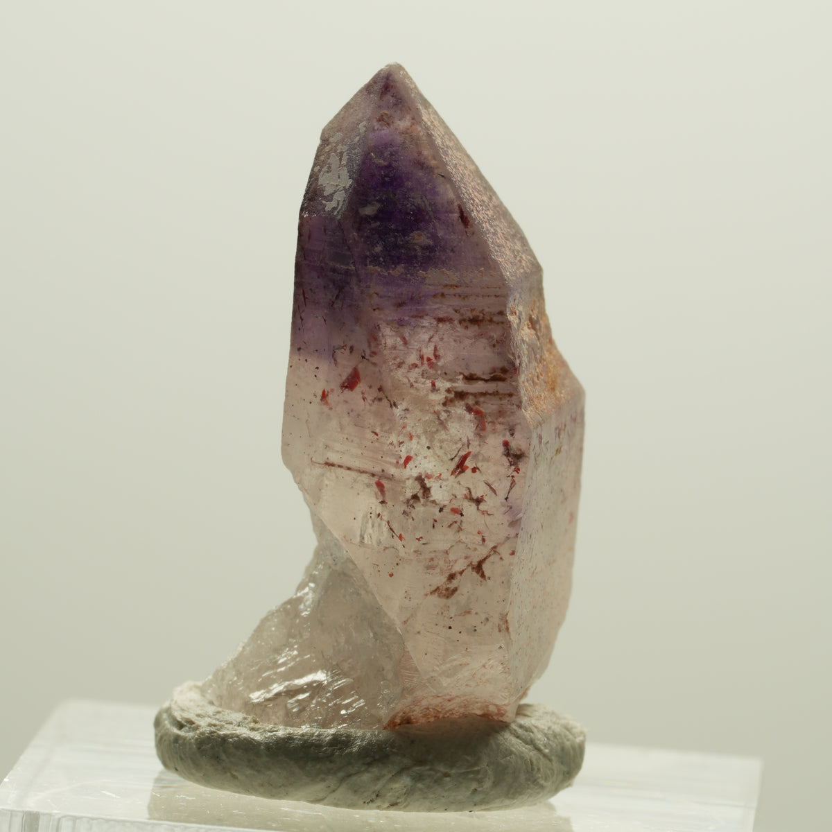 Seltene Skelett Phantom Amethyst Spitze Brandberg, Namibia 29*18*14mm #14206