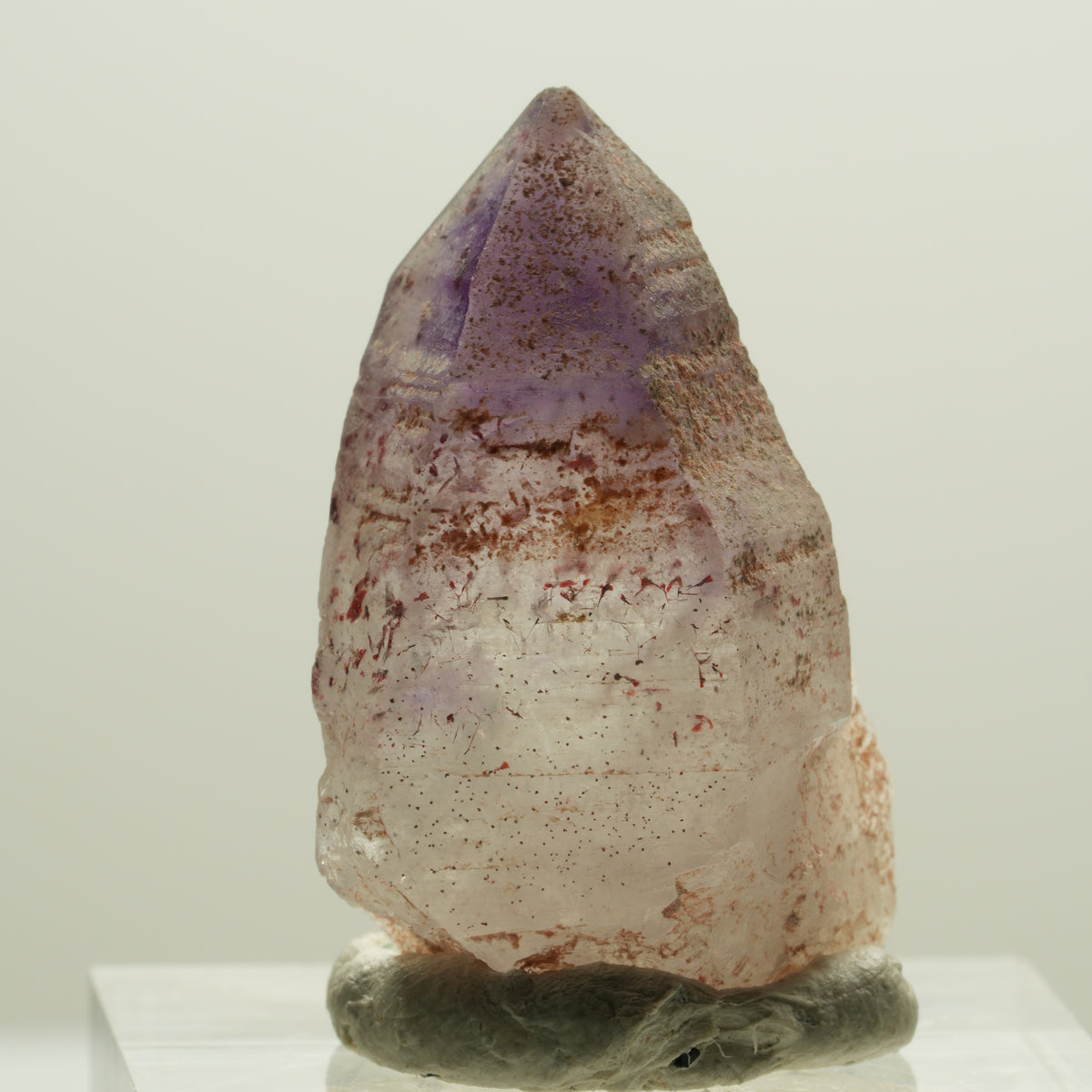 Seltene Skelett Phantom Amethyst Spitze Brandberg, Namibia 29*18*14mm #14206