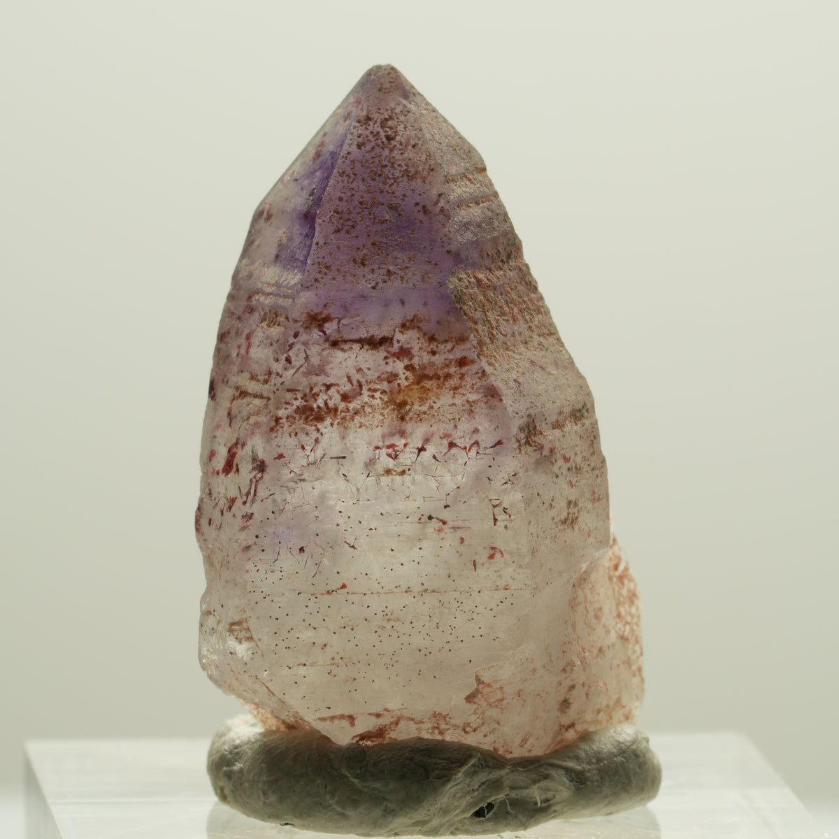 Seltene Skelett Phantom Amethyst Spitze Brandberg, Namibia 29*18*14mm #14206
