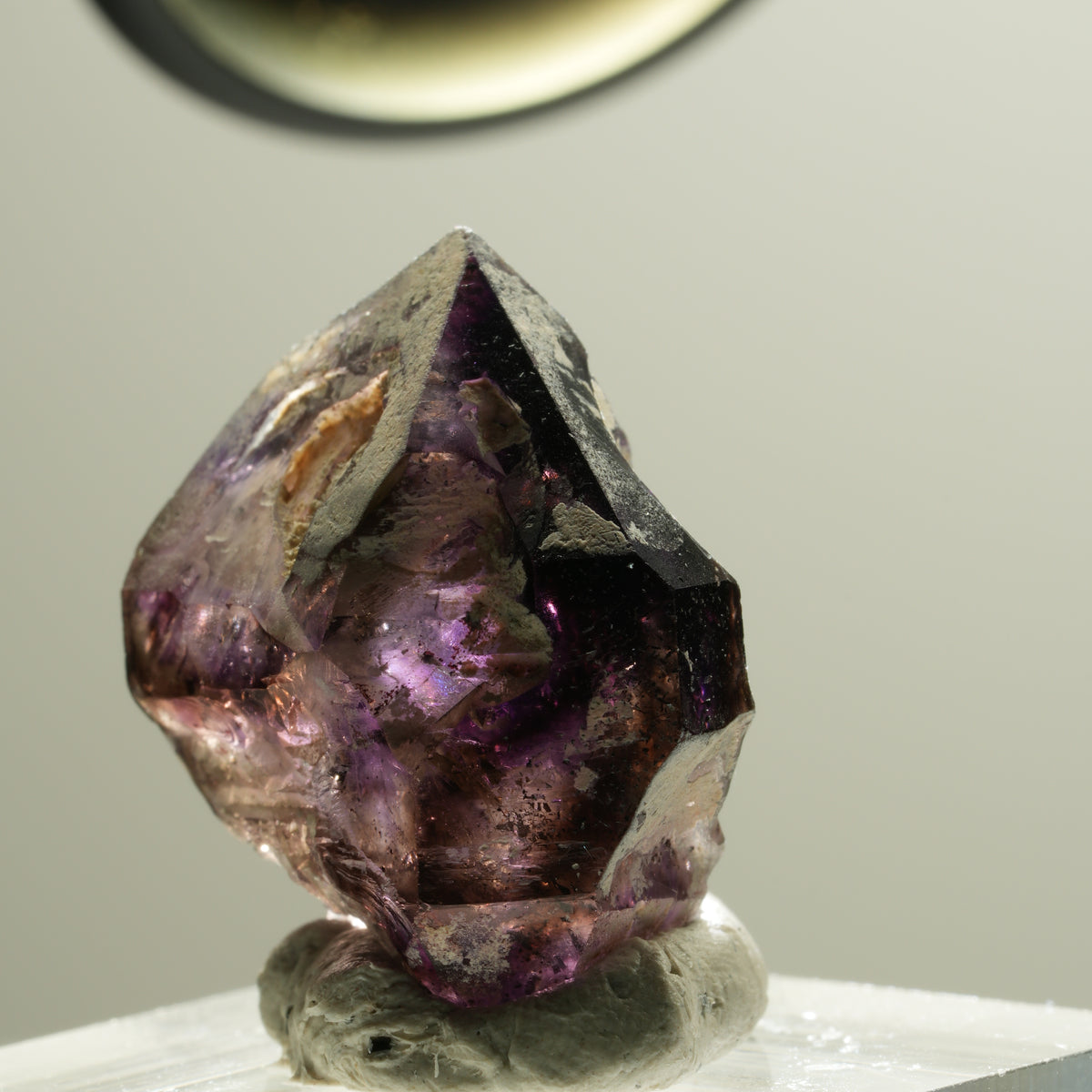 Seltene Skelett Phantom Amethyst Spitze Brandberg, Namibia 23*20*14mm #14207