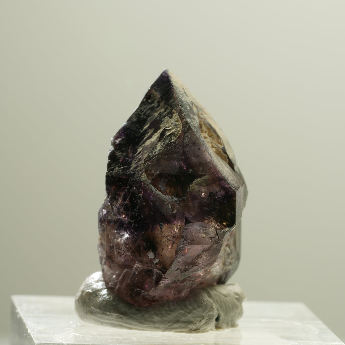 Seltene Skelett Phantom Amethyst Spitze Brandberg, Namibia 23*20*14mm #14207