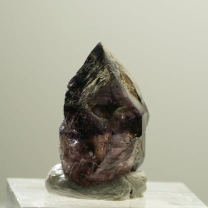 Seltene Skelett Phantom Amethyst Spitze Brandberg, Namibia 23*20*14mm #14207